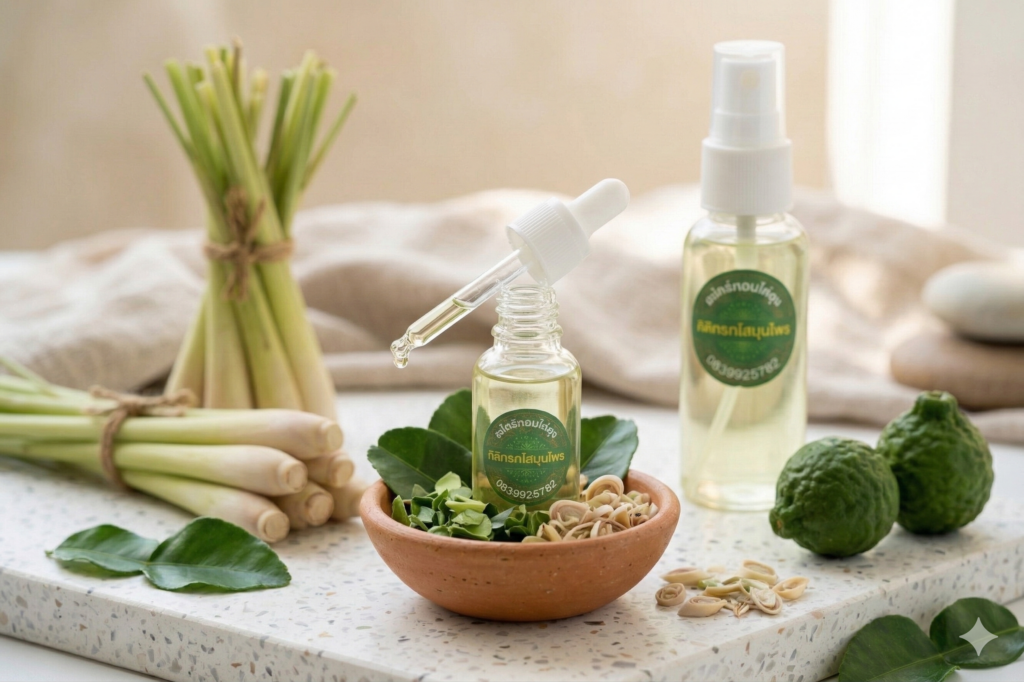 ตะไคร้หอมไล่ยุง