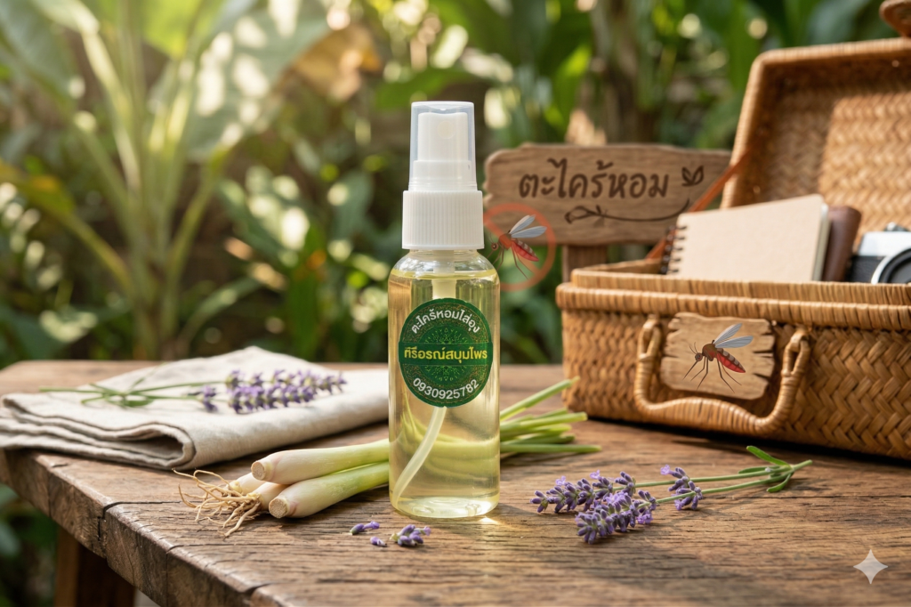 ตะไคร้หอมไล่ยุง