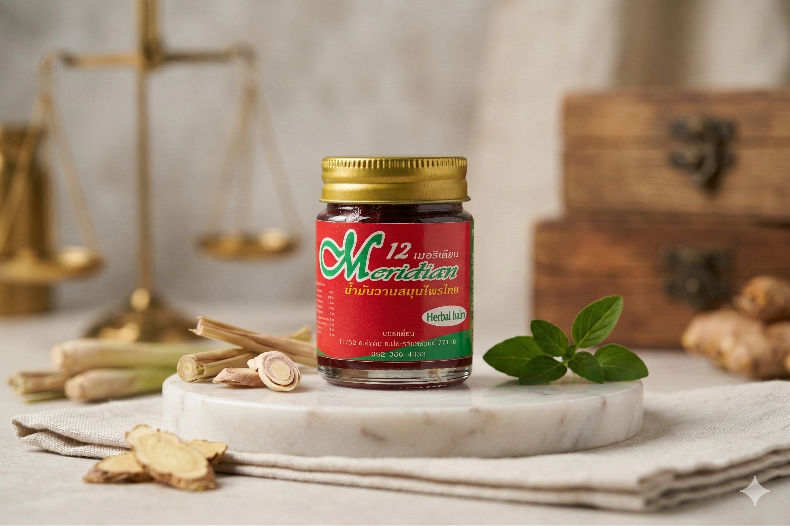 น้ำมันว่านสมุนไพร12-เมอริเดียน